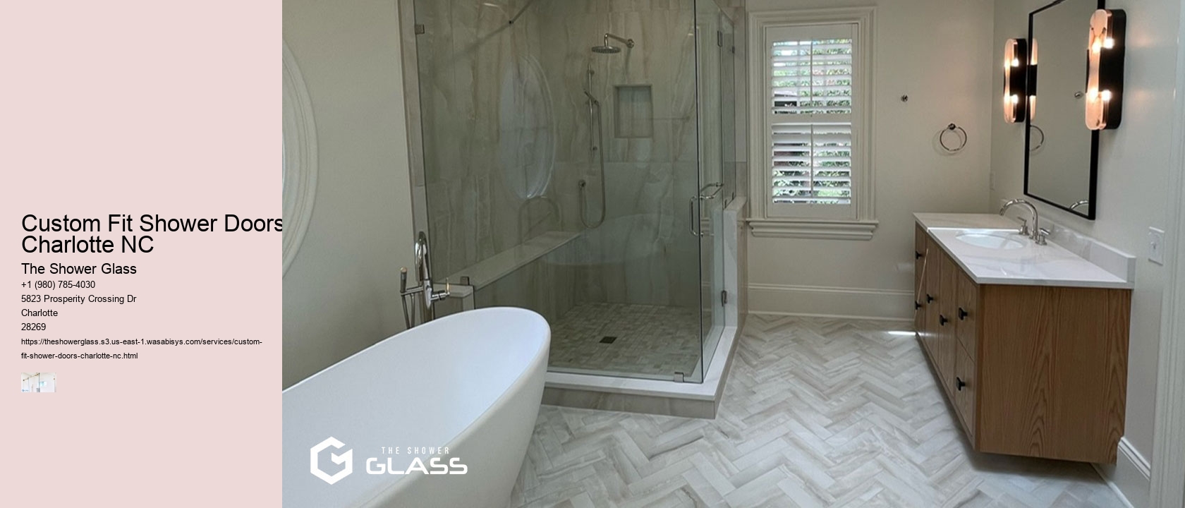 Custom Fit Shower Doors Charlotte NC