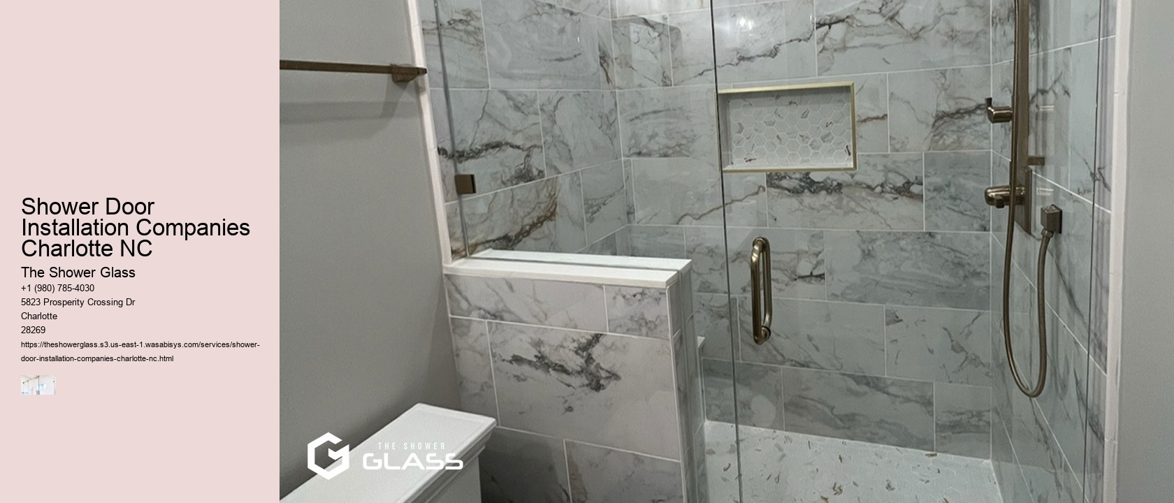 Shower Door Installation Companies Charlotte NC